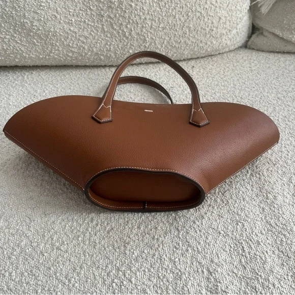 Zara Basket Bag - Dark Tan - Picture 4 of 6